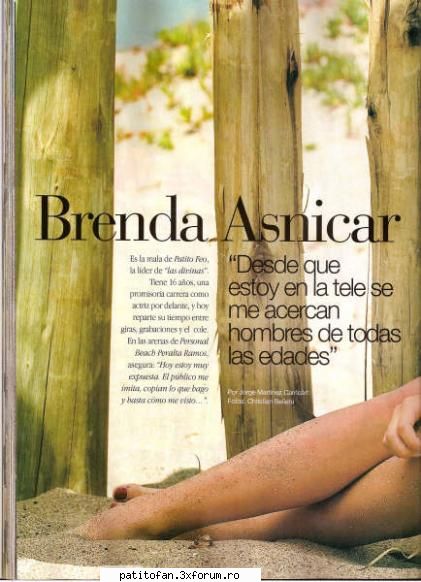Actorii in revista GENTE - Romina - Las Divinas VS. Las Populares